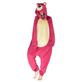 Toy Story 3 Lotso Knuddelbär Cosplay Pajama Erwachsene Pyjamas Schlafanzug für Alltag - cosplaycartde